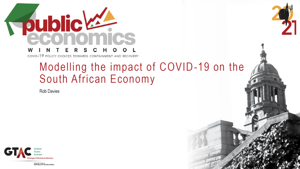 Modelling the Impact of COVID-19 on the South African Economy - GTAC